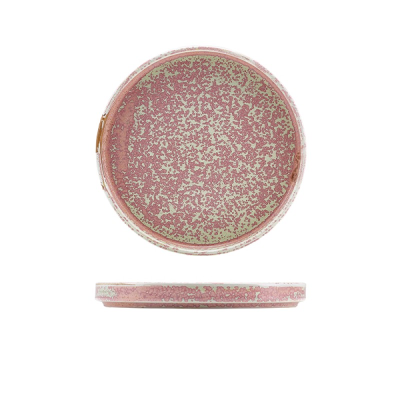 Terra Porcelain Rose Low Presentation Plate 18cm Terra Porcelain Rose Low Presentation Plate 18cm