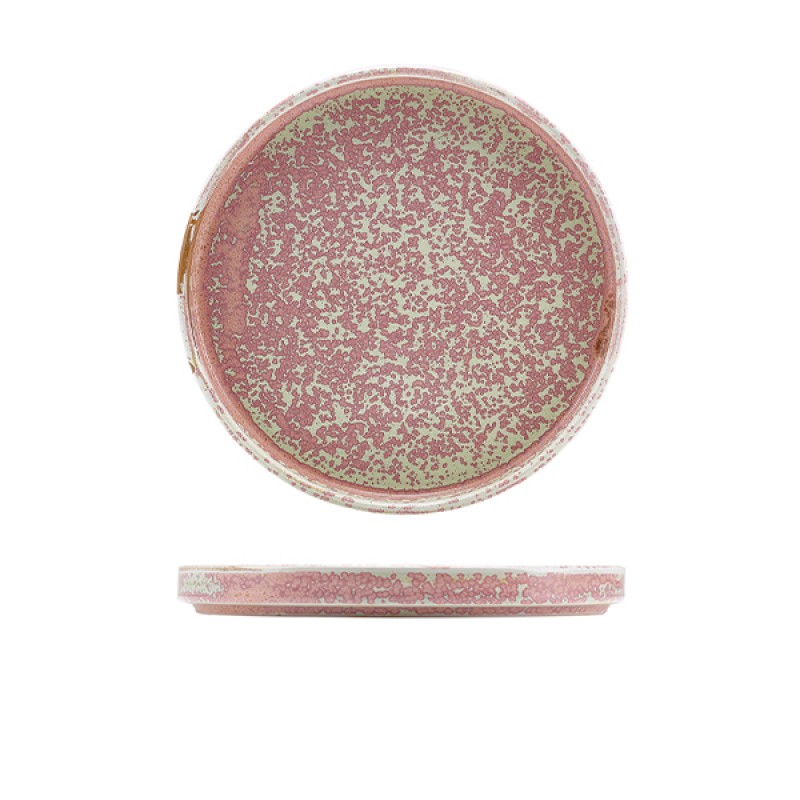 Terra Porcelain Rose Low Presentation Plate 21cm Terra Porcelain Rose Low Presentation Plate 21cm