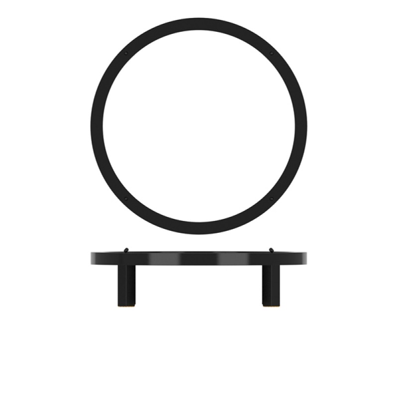 Black Luxor Metal Round Riser 28.5 x 7cm Black Luxor Metal Round Riser 28.5 x 7cm