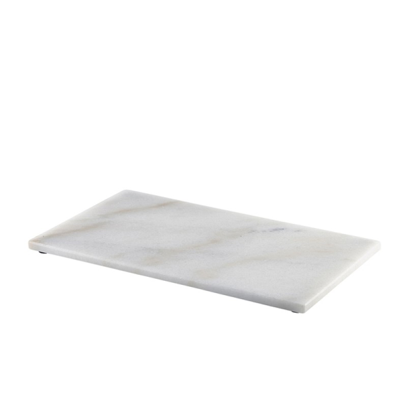 White Marble Platter 32x18cm GN 1/3 White Marble Platter 32x18cm GN 1/3