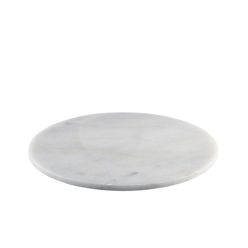 White Marble Platter 33cm Dia White Marble Platter 33cm Dia