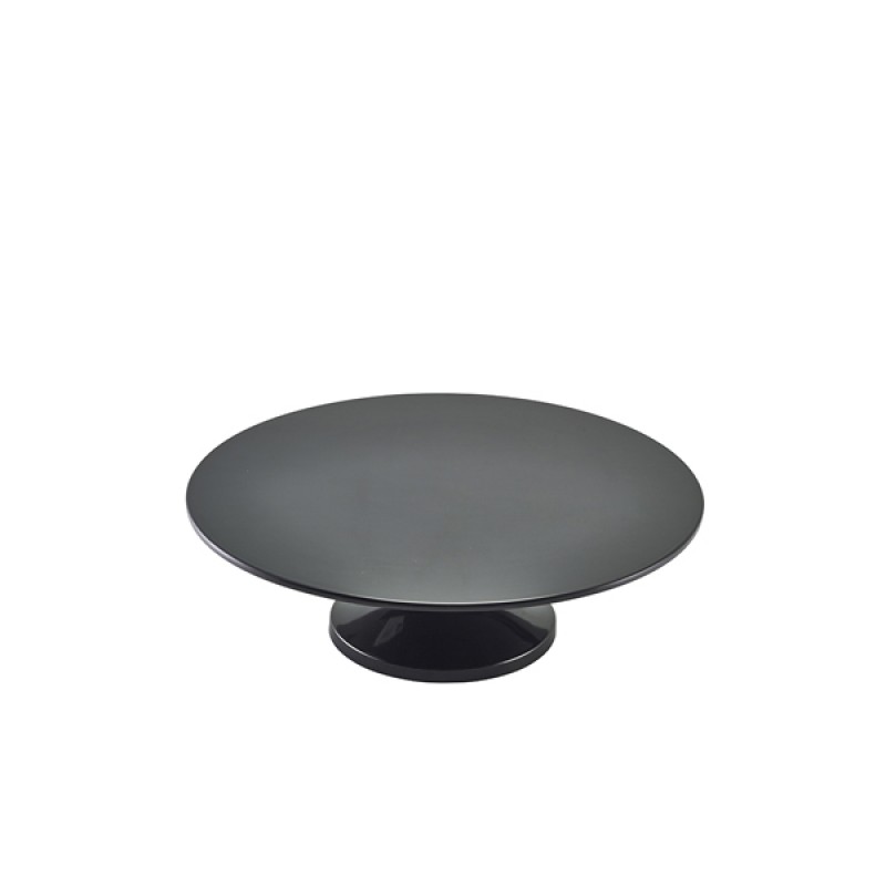 Black Melamine Cake Stand 33cm/13 Black Melamine Cake Stand 33cm/13