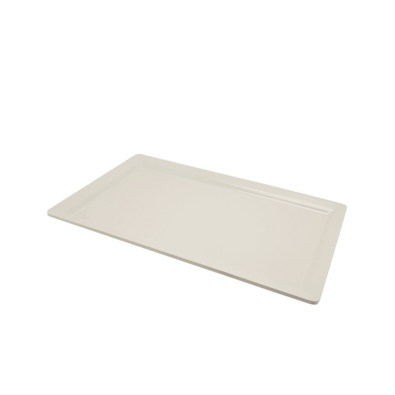 White Melamine Platter GN 1/1 Size 53 X 32cm White Melamine Platter GN 1/1 Size 53 X 32cm