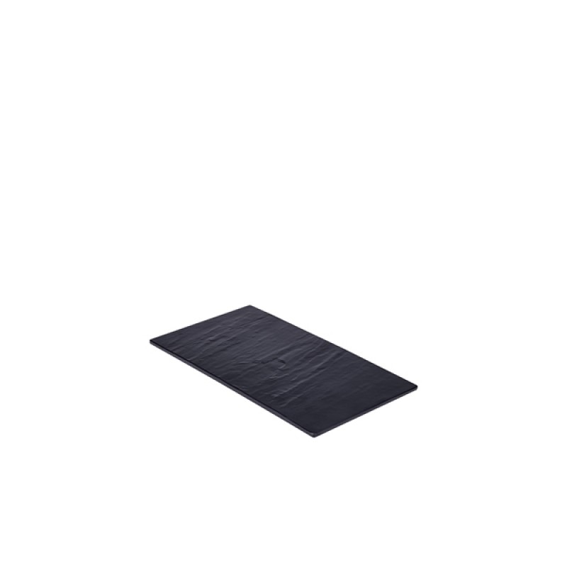 Slate Melamine Platter GN 1/3 32.5X17.5cm Slate Melamine Platter GN 1/3 32.5X17.5cm