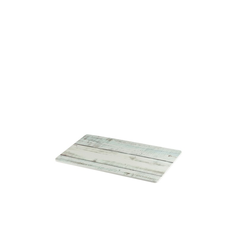 White Wash Wood Effect Melamine Platter GN 1/3 White Wash Wood Effect Melamine Platter GN 1/3
