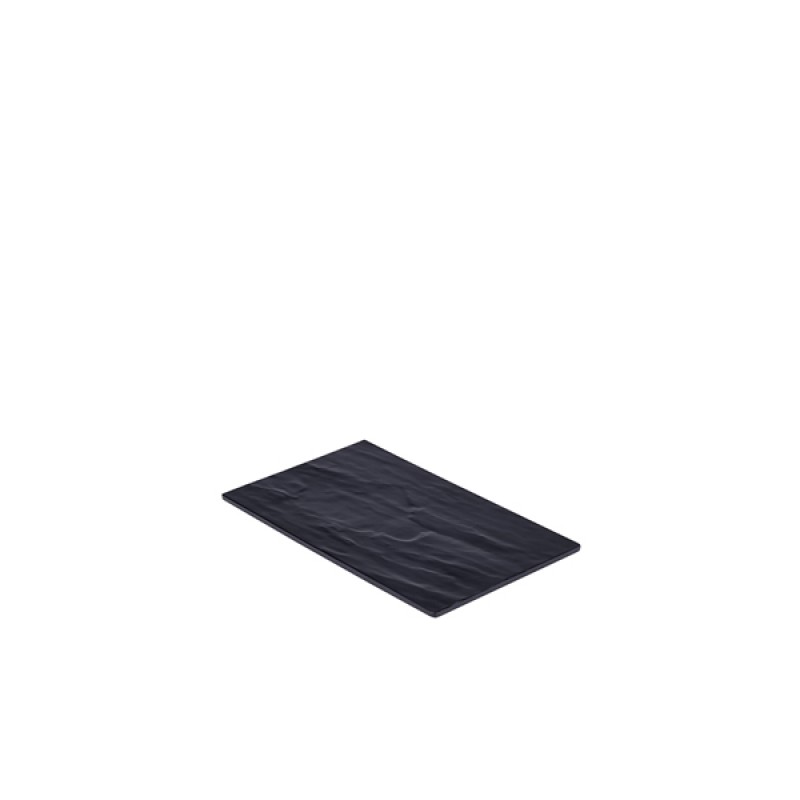 Slate Melamine Platter GN 1/4 26.5X16cm Slate Melamine Platter GN 1/4 26.5X16cm