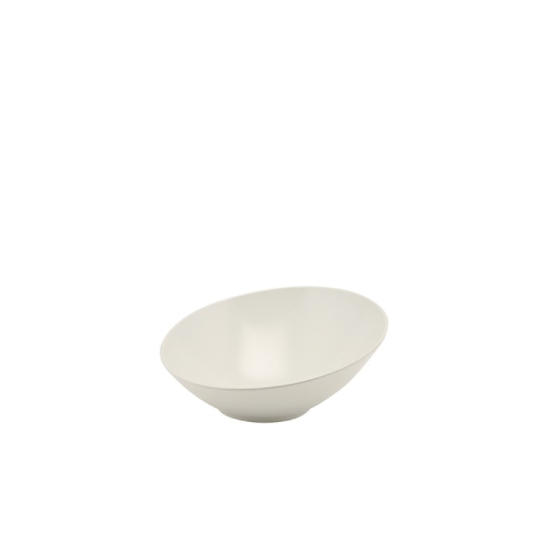 Black Melamine Slanted Buffet Bowl 21 x 20 x 10cm Black Melamine Slanted Buffet Bowl 21 x 20 x 10cm