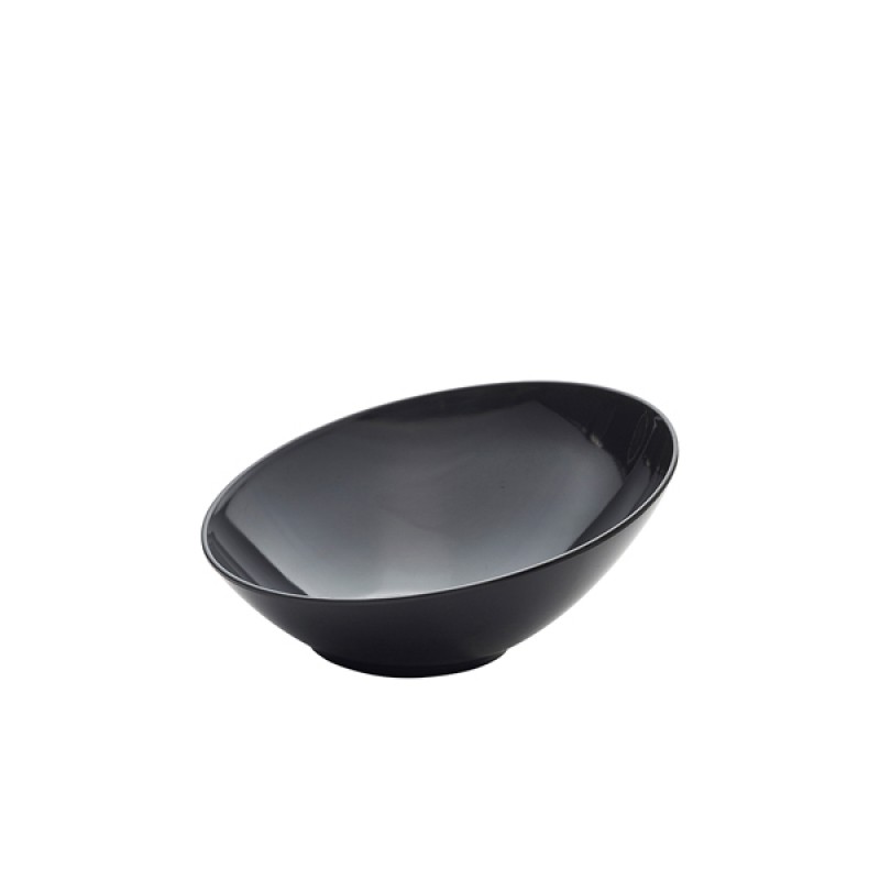 Black Melamine Slanted Buffet Bowl 30 x 29 x 13cm Black Melamine Slanted Buffet Bowl 30 x 29 x 13cm