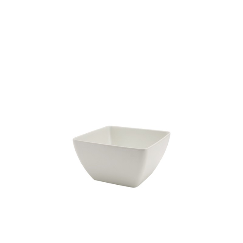 Black Melamine Curved Square Bowl 19cm Black Melamine Curved Square Bowl 19cm