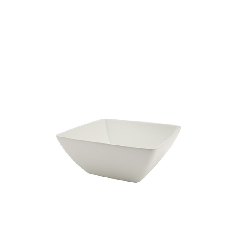 Black Melamine Curved Square Bowl 26.2cm Black Melamine Curved Square Bowl 26.2cm