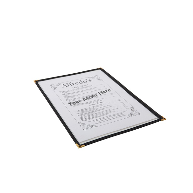 American Style Clear Menu Holder - 1 Page American Style Clear Menu Holder - 1 Page