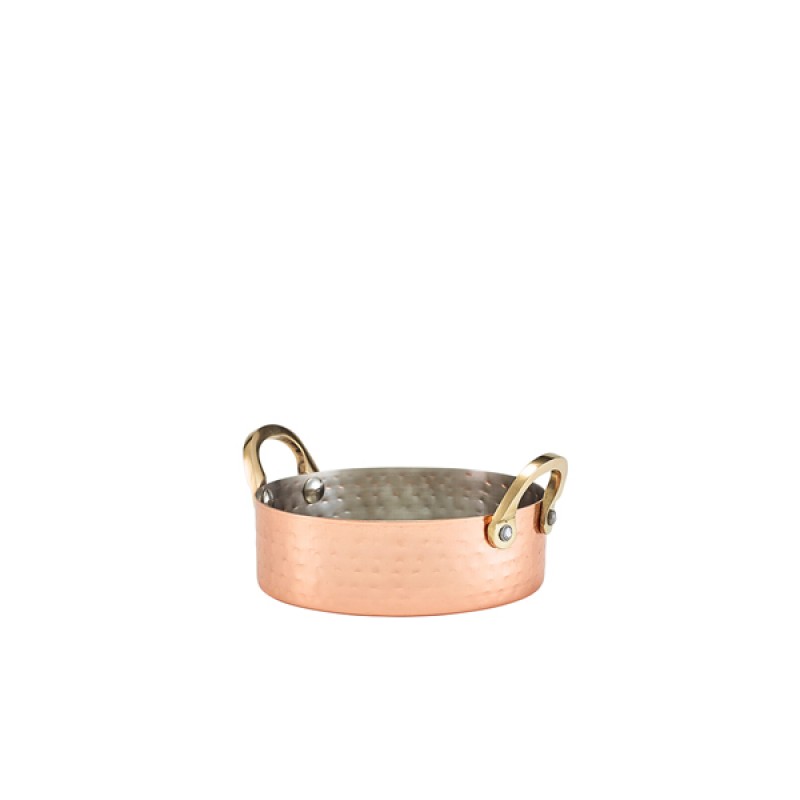 Mini Hammered Copper Plated Casserole Dish 12 x 3.5cm Mini Hammered Copper Plated Casserole Dish 12 x 3.5cm