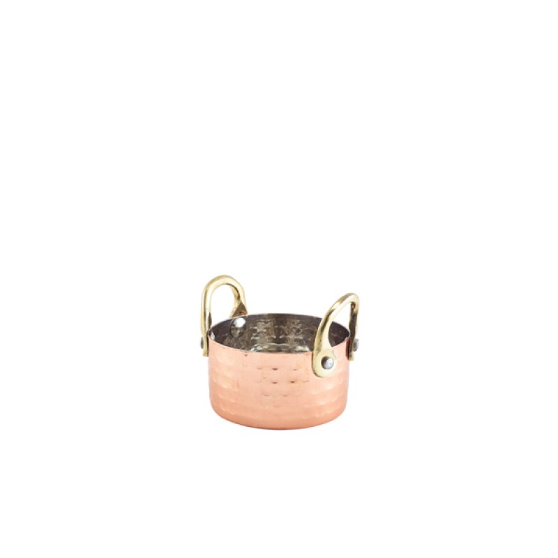 Mini Hammered Copper Casserole Dish 7.5 x 4cm Mini Hammered Copper Casserole Dish 7.5 x 4cm