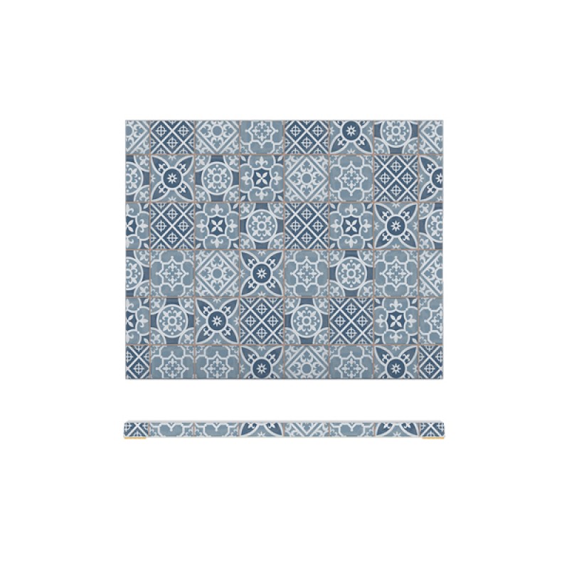 Blue Marrakesh Melamine GN1/2 Slab 32.5 x 26.5cm Blue Marrakesh Melamine GN1/2 Slab 32.5 x 26.5cm
