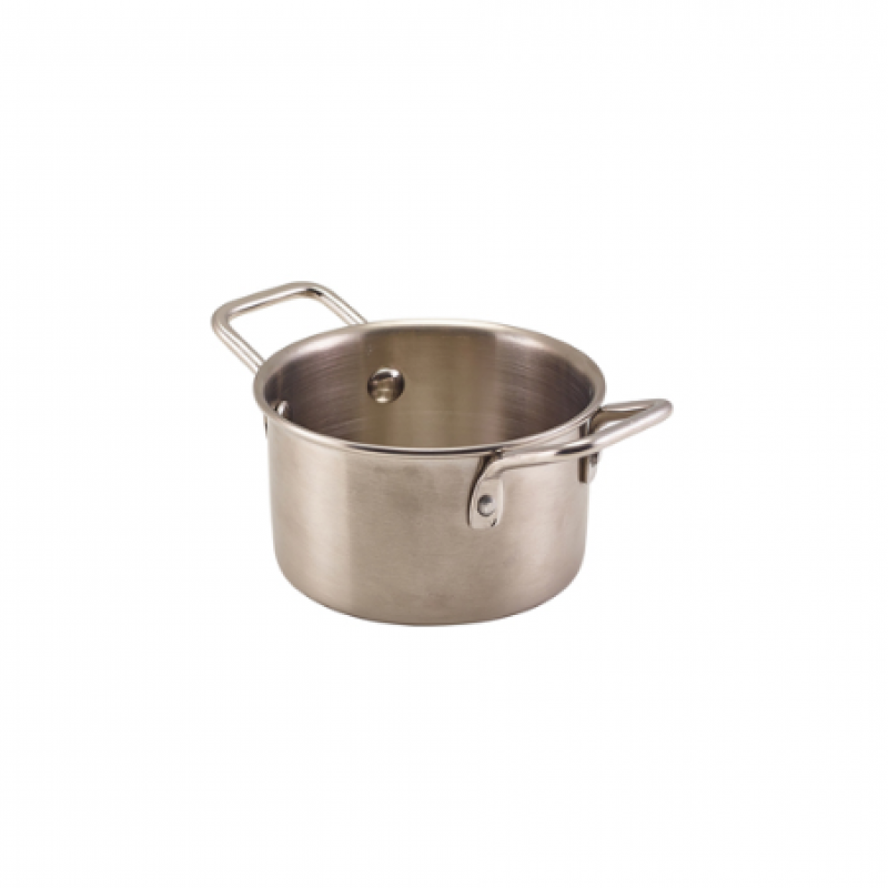 GenWare Mini Stainless Steel Casserole Dish 10 x 5.8cm GenWare Mini Stainless Steel Casserole Dish 10 x 5.8cm