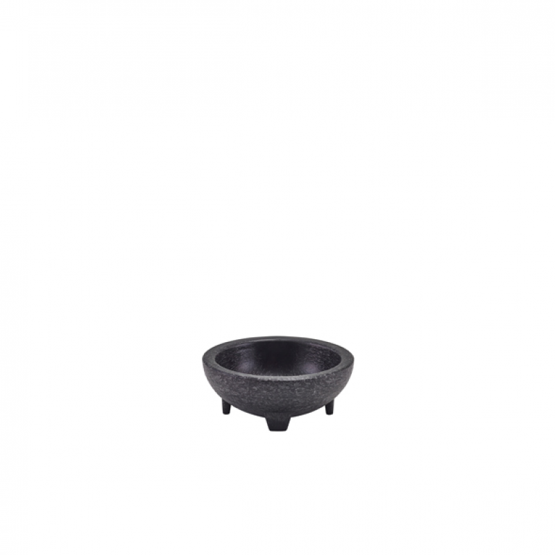 GenWare Black Polypropylene Mexican Mortar Bowl 11cl/ 4oz GenWare Black Polypropylene Mexican Mortar Bowl 11cl/ 4oz