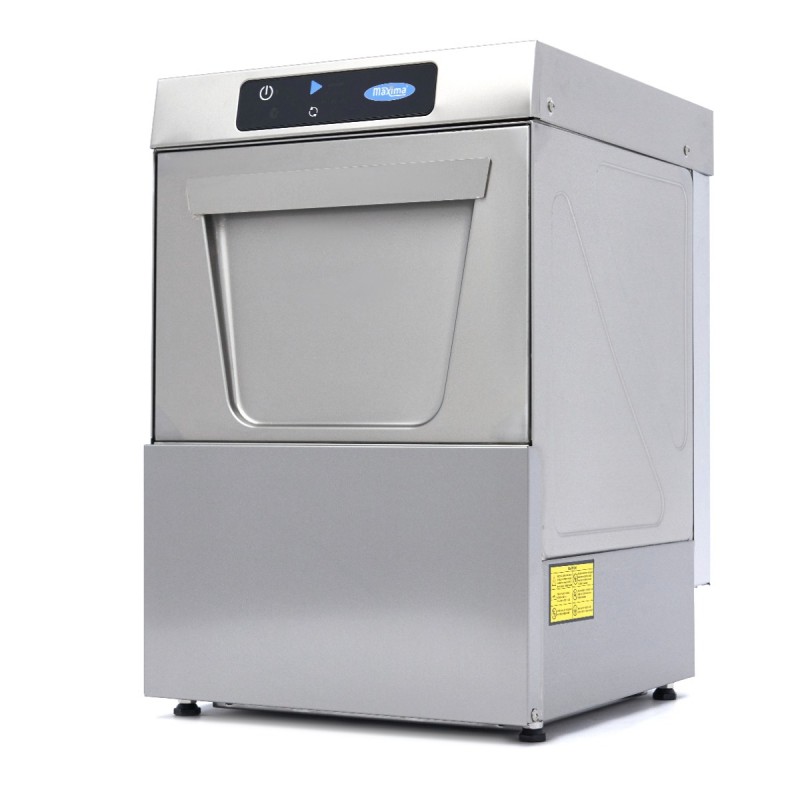 Glass Washer - 35 x 35cm - with Rinse Aid Pump - Digital Dis
