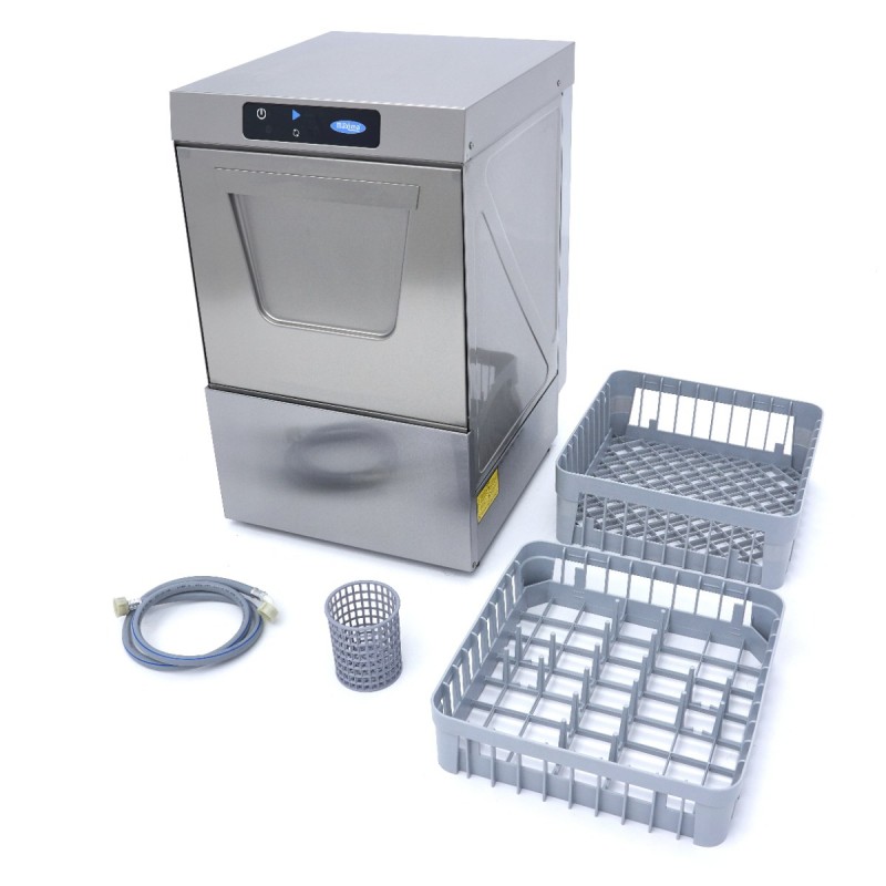 Undercounter Dishwasher - 40 x 40cm - with Drain, Rinse Aid Undercounter Dishwasher - 40 x 40cm - with Drain, Rinse Aid