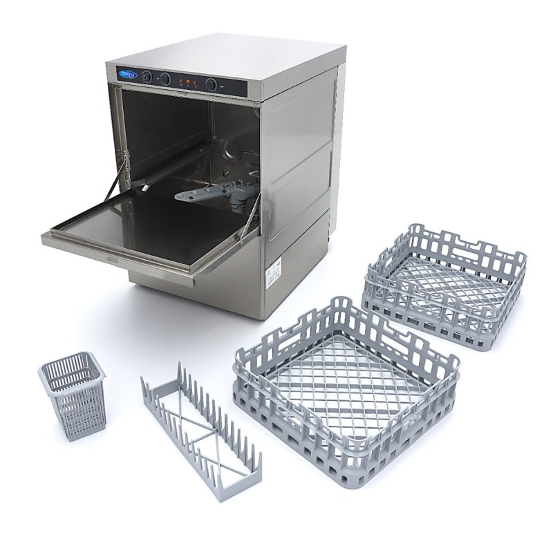 Glass Washer - 35 x 35cm - with Rinse Aid Pump Glass Washer - 35 x 35cm - with Rinse Aid Pump