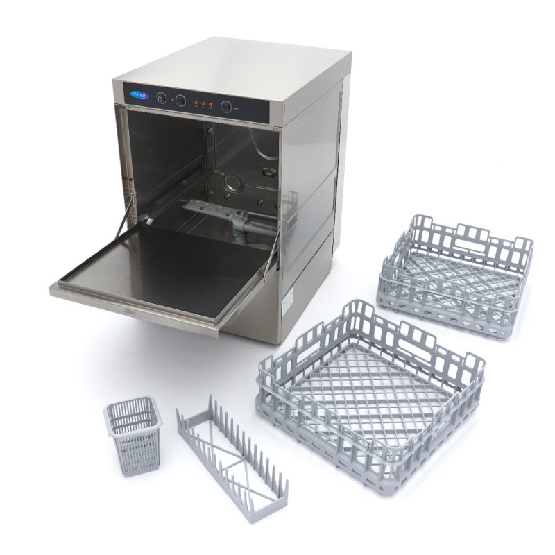 Undercounter Dishwasher - 40 x 40cm - with Drain, Rinse Aid Undercounter Dishwasher - 40 x 40cm - with Drain, Rinse Aid