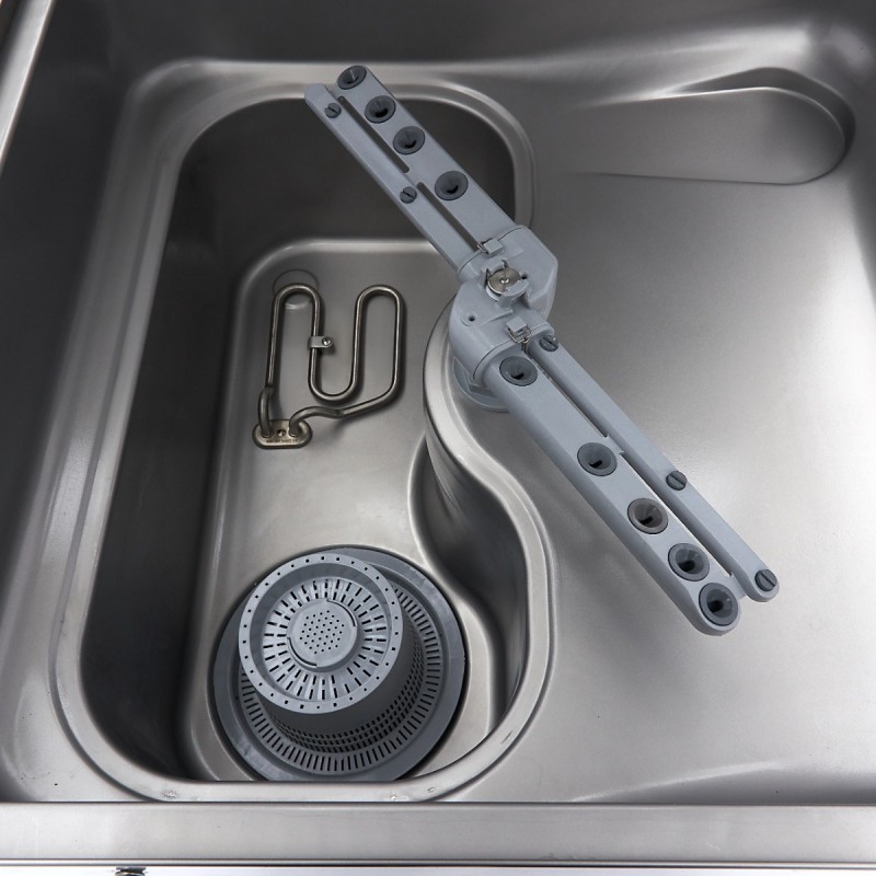 Pass Through Dishwasher - 50x50cm - With Drain, Rinse Aid an Pass Through Dishwasher - 50x50cm - With Drain, Rinse Aid an