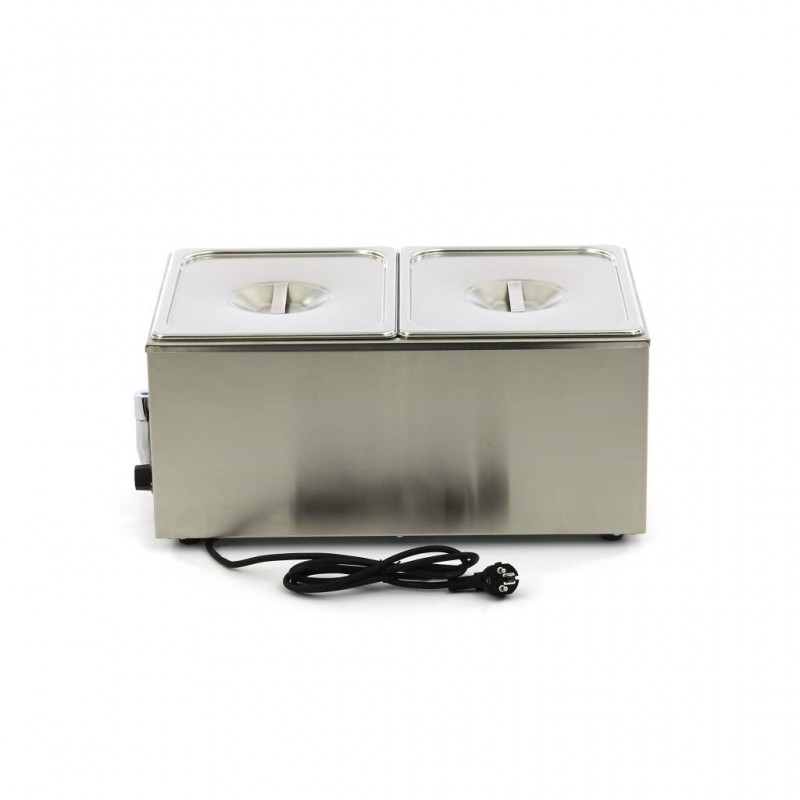 Bain Marie - with Tap - incl 2 x 1/2 GN Set - Electric Bain Marie - with Tap - incl 2 x 1/2 GN Set - Electric