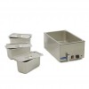 Bain Marie - with Tap - incl 3 x 1/3 GN Set - Electric Bain Marie - with Tap - incl 3 x 1/3 GN Set - Electric