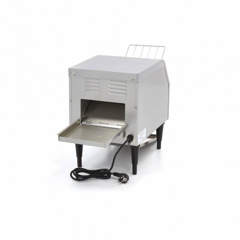 Toaster Conveyor - 150 Slices/h - Adjustable Speed - incl Cr Toaster Conveyor - 150 Slices/h - Adjustable Speed - incl Cr
