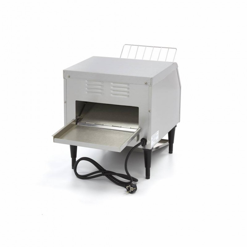 Toaster Conveyor - 300 Slices/h - Adjustable Speed - incl Cr Toaster Conveyor - 300 Slices/h - Adjustable Speed - incl Cr