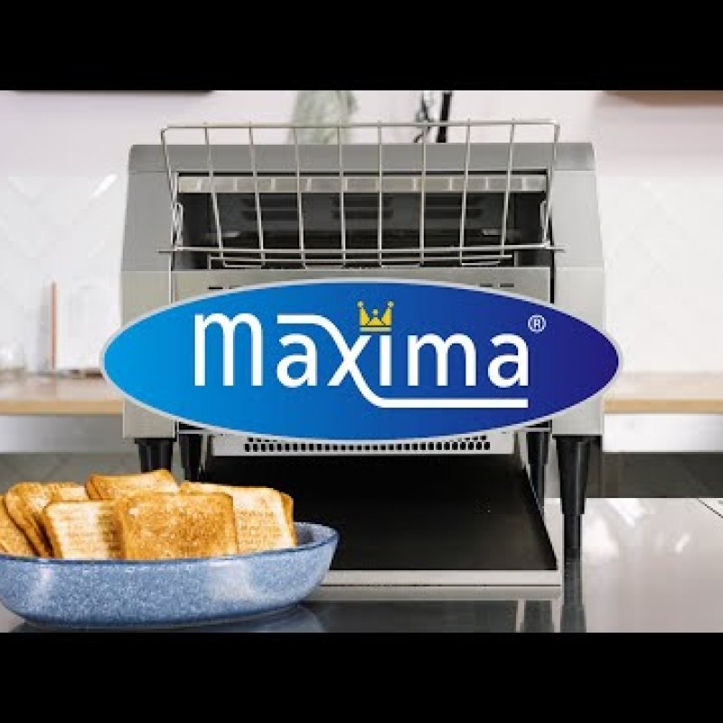 Toaster Conveyor - 450 Slices/h - Adjustable Speed - incl Cr Toaster Conveyor - 450 Slices/h - Adjustable Speed - incl Cr