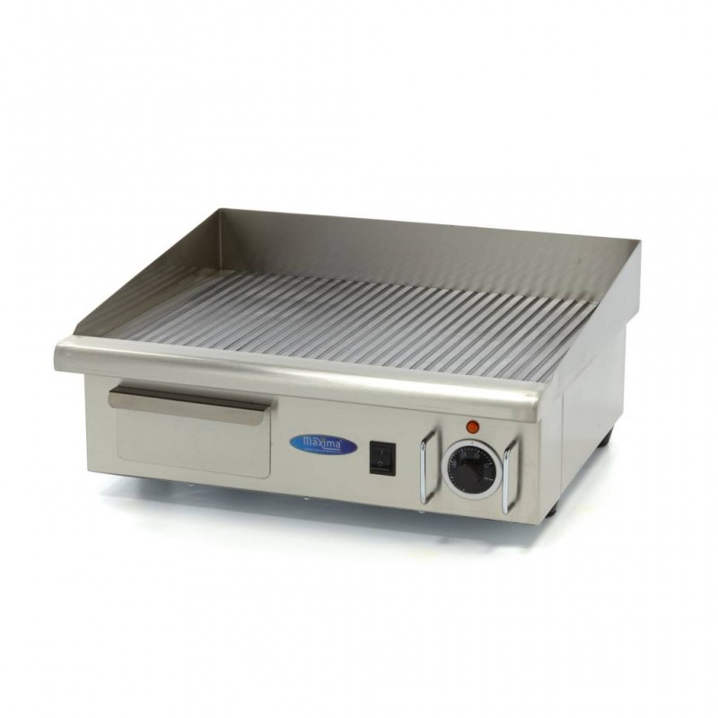 Griddle - Grooved - 55cm - incl Drip tray Griddle - Grooved - 55cm - incl Drip tray