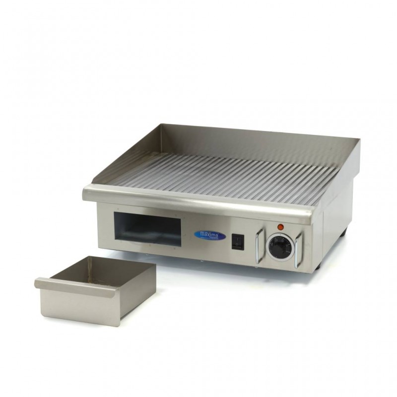 Griddle - Grooved - 55cm - incl Drip tray Griddle - Grooved - 55cm - incl Drip tray