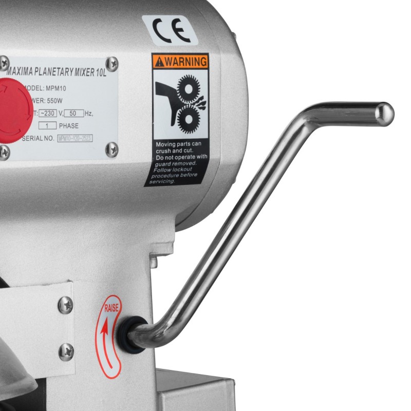 Planetary Mixer - 10L - Up to 5kg Dough - 3 Speed Planetary Mixer - 10L - Up to 5kg Dough - 3 Speed