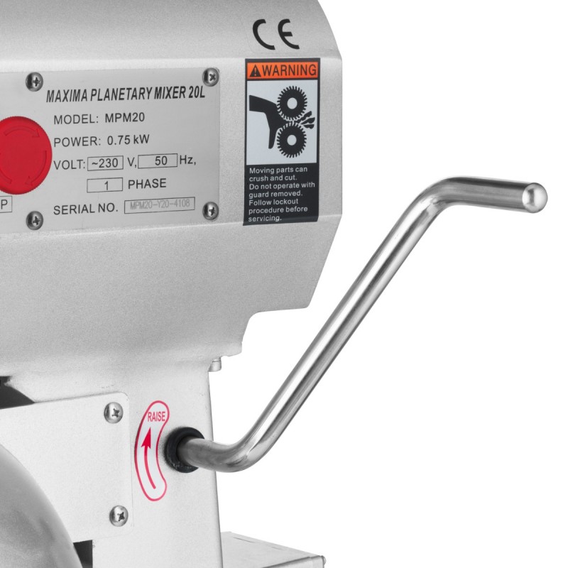 Planetary Mixer - 20L - Up to 10kg Dough - 3 Speed Planetary Mixer - 20L - Up to 10kg Dough - 3 Speed