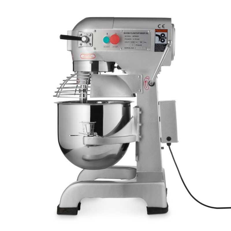 Planetary Mixer - 20L - Up to 10kg Dough - 3 Speed Planetary Mixer - 20L - Up to 10kg Dough - 3 Speed