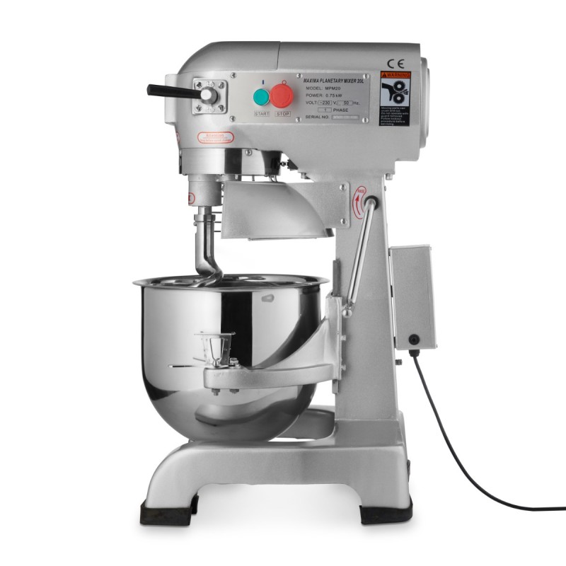 Planetary Mixer - 20L - Up to 10kg Dough - 3 Speed Planetary Mixer - 20L - Up to 10kg Dough - 3 Speed