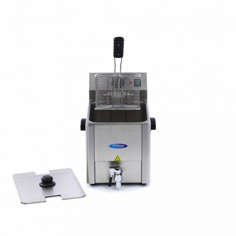 Deep Fryer - 8L - 1 Basket - with Drain Tap Deep Fryer - 8L - 1 Basket - with Drain Tap