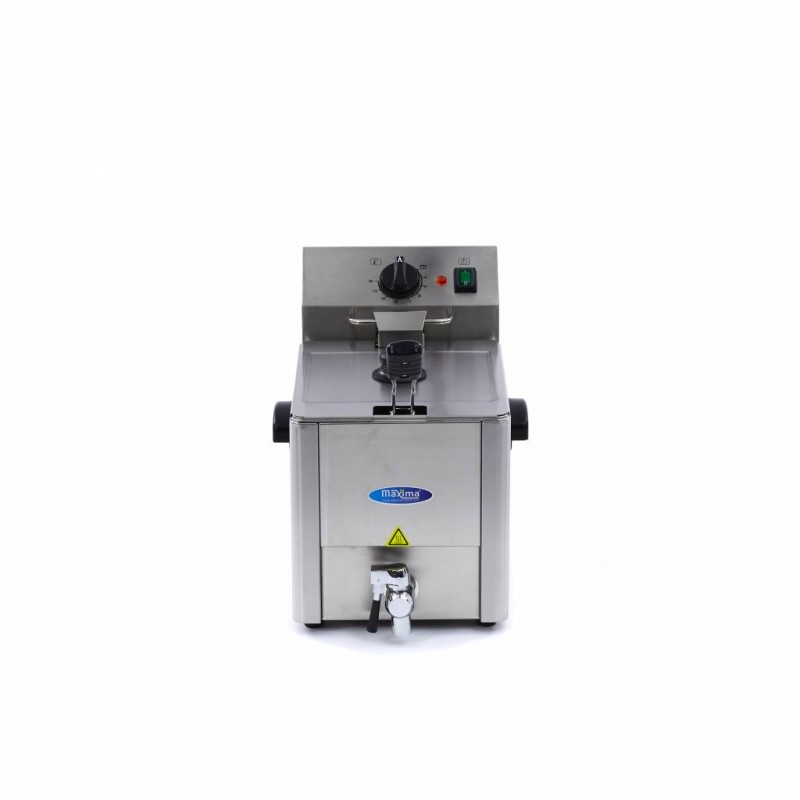 Deep Fryer - 8L - 1 Basket - with Drain Tap Deep Fryer - 8L - 1 Basket - with Drain Tap