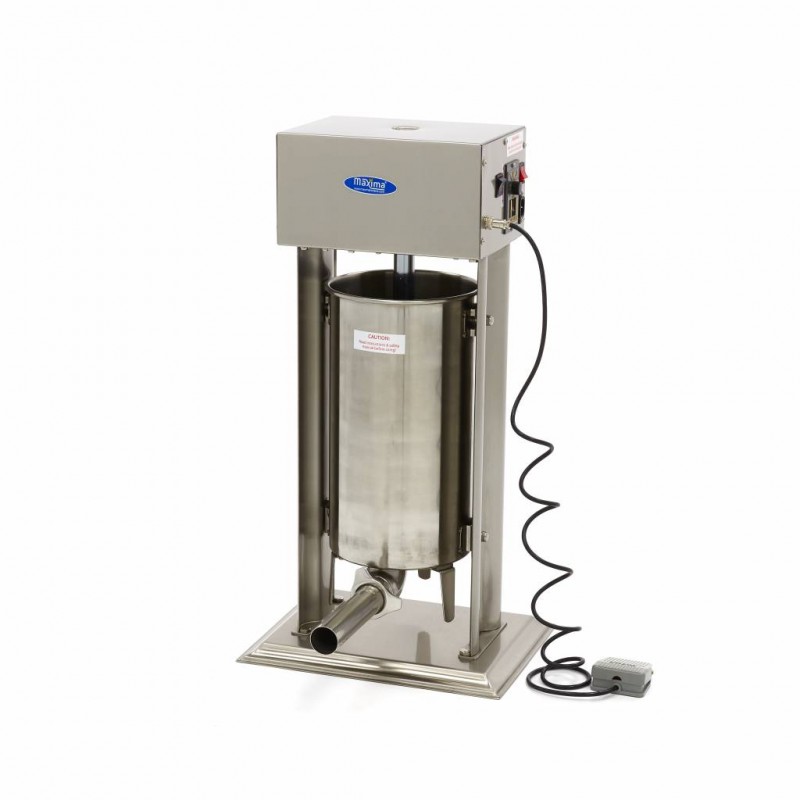 Sausage Stuffer - 15L - Automatic - Vertical - incl 4 Fillin Sausage Stuffer - 15L - Automatic - Vertical - incl 4 Fillin
