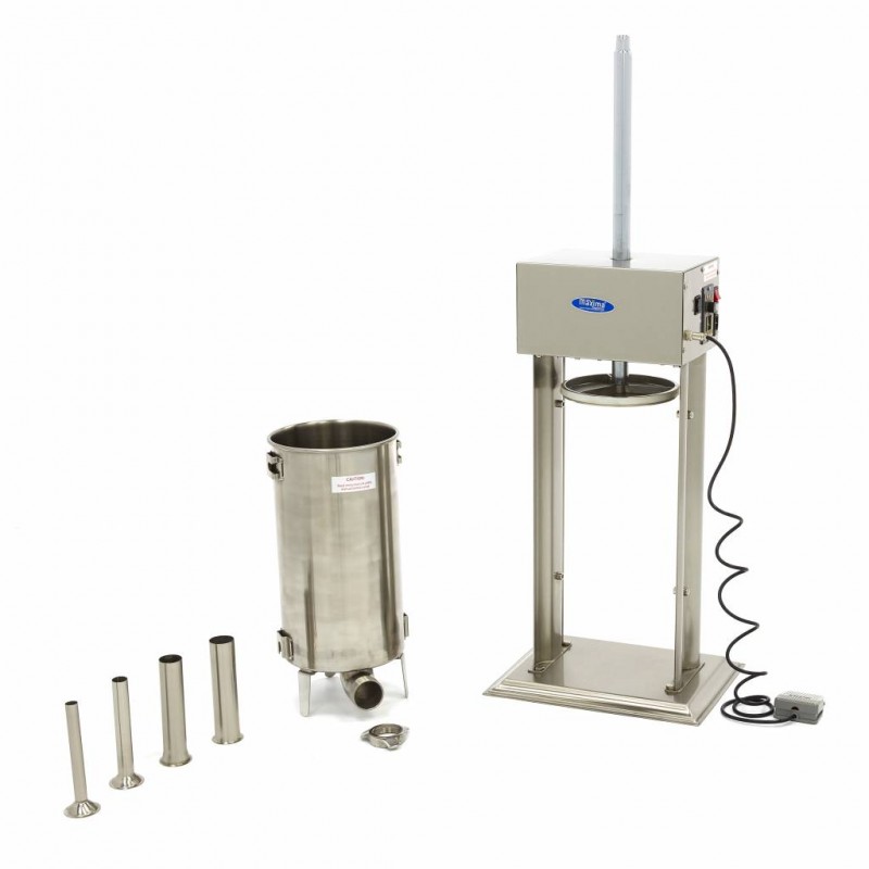 Sausage Stuffer - 15L - Automatic - Vertical - incl 4 Fillin Sausage Stuffer - 15L - Automatic - Vertical - incl 4 Fillin
