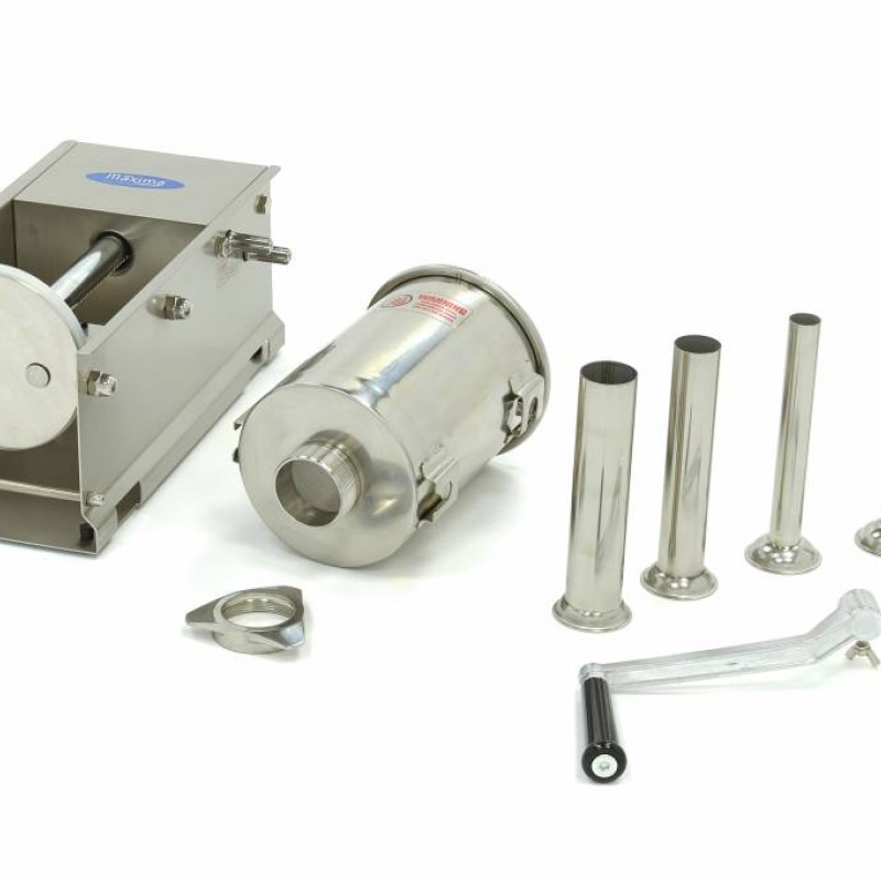 Sausage Stuffer - 3L - Horizontal - incl 4 Filling Tubes Sausage Stuffer - 3L - Horizontal - incl 4 Filling Tubes