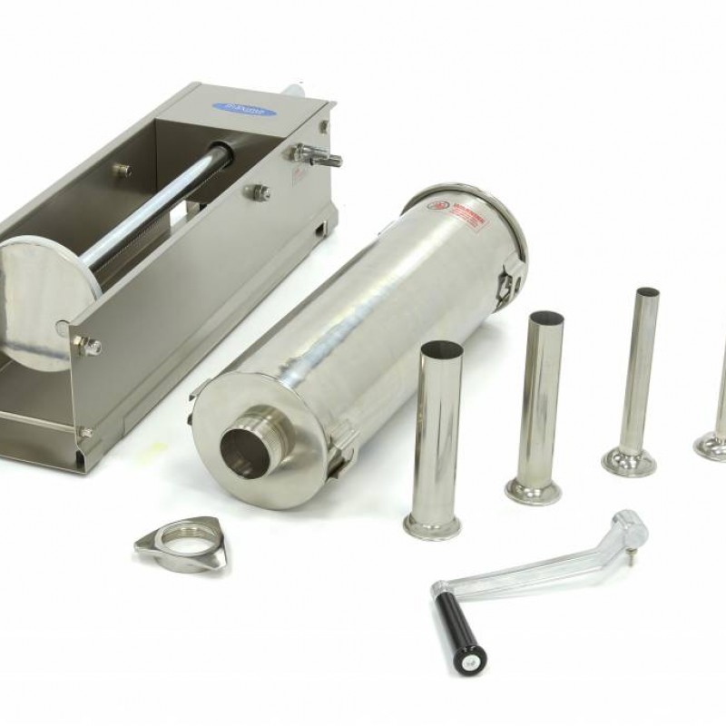 Sausage Stuffer - 7L - Horizontal - incl 4 Filling Tubes Sausage Stuffer - 7L - Horizontal - incl 4 Filling Tubes