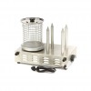 Hot Dog Warmer - Ø20 x 24cm - Dishwasher Safe - with 4 Spik Hot Dog Warmer - Ø20 x 24cm - Dishwasher Safe - with 4 Spik