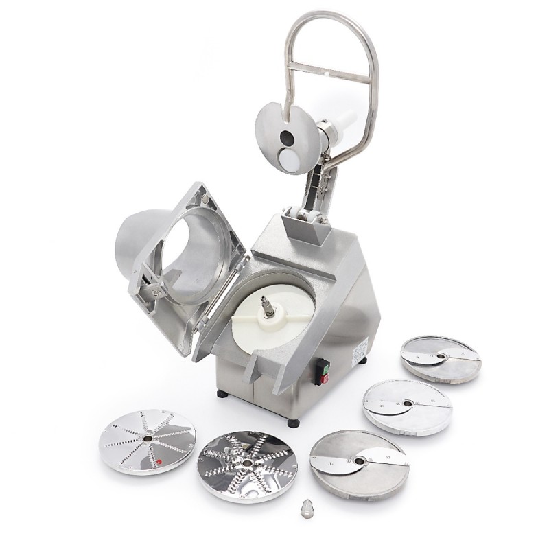 Vegetable Slicer - up to 450kg/h - incl 5 Cutting Disks Vegetable Slicer - up to 450kg/h - incl 5 Cutting Disks