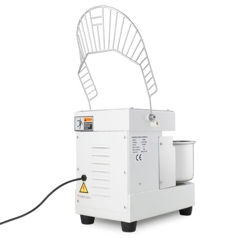 Dough Mixer - 8L - 4,5kg Dough - White Dough Mixer - 8L - 4,5kg Dough - White