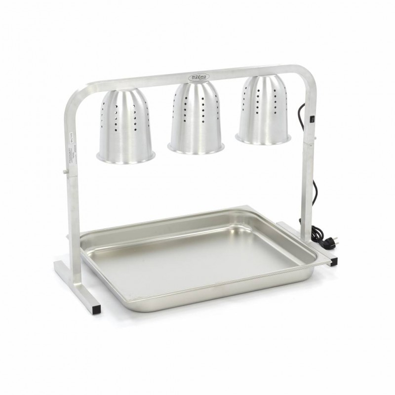Heating Lamp - 3 Lamps - incl 3 Lamps and 1 x 1/2 GN Contain Heating Lamp - 3 Lamps - incl 3 Lamps and 1 x 1/2 GN Contain