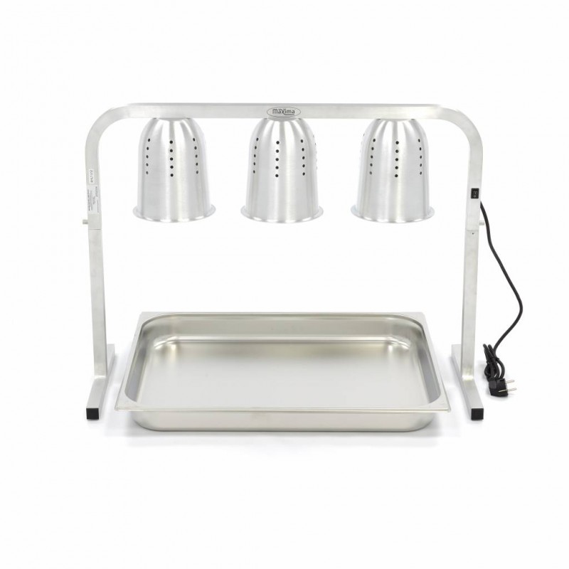 Heating Lamp - 3 Lamps - incl 3 Lamps and 1 x 1/2 GN Contain Heating Lamp - 3 Lamps - incl 3 Lamps and 1 x 1/2 GN Contain