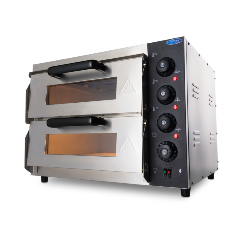 Pizza Oven - Fits 2 x Ø40cm Pizzas - Double Deck Pizza Oven - Fits 2 x Ø40cm Pizzas - Double Deck