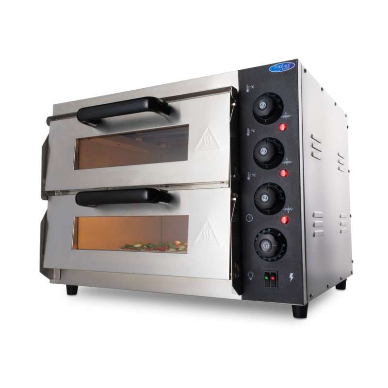 Pizza Oven - Fits 2 x Ø40cm Pizzas - Double Deck Pizza Oven - Fits 2 x Ø40cm Pizzas - Double Deck