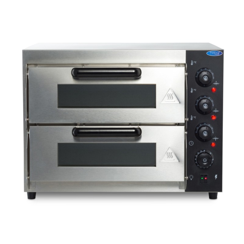 Pizza Oven - Fits 2 x Ø40cm Pizzas - Double Deck Pizza Oven - Fits 2 x Ø40cm Pizzas - Double Deck